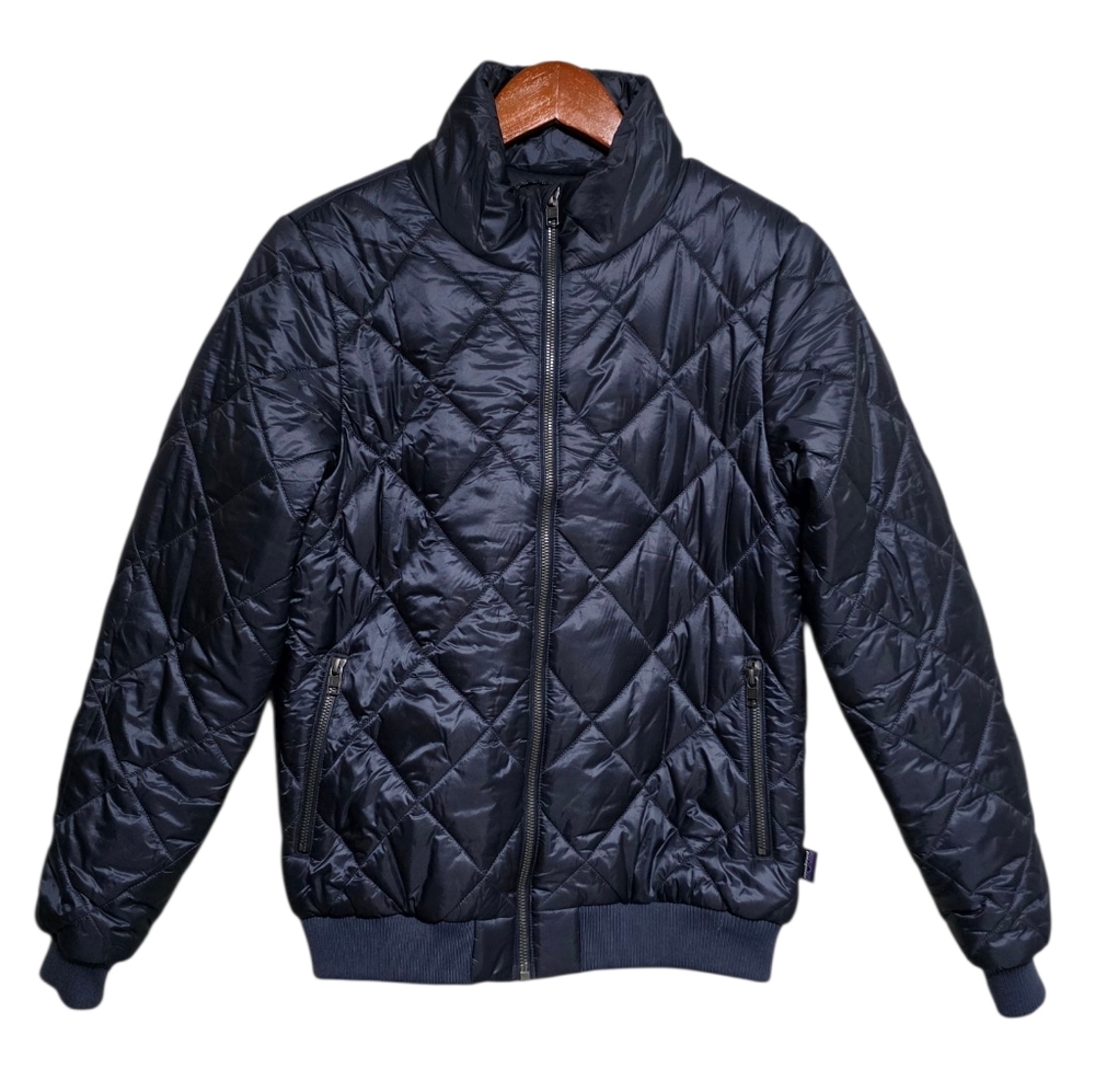 Patagonia Prow Bomber Jacket Smolder Blue Size Small